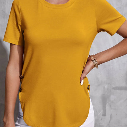 Round Neck Short Sleeve T-Shirt