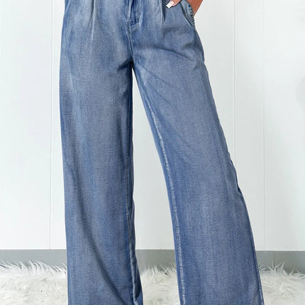 High Waist Wide Leg Jeans
