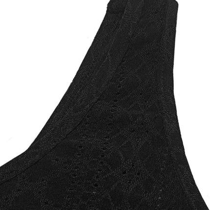 Eyelet Scoop Neck Tank