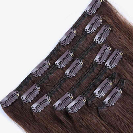 18" 120g Clip-In Hair Extensions Indian Human Hair