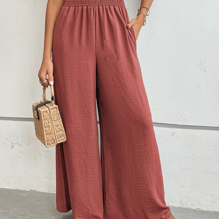 Perfee Wide Leg Pants with Pockets