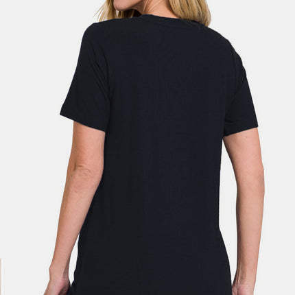 Zenana Full Size Crew Neck Short Sleeve T-Shirt