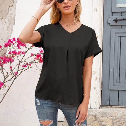 V-Neck Short Sleeve T-Shirt