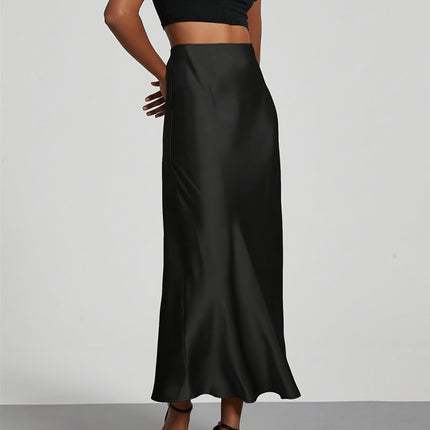 High Rise Midi Skirt