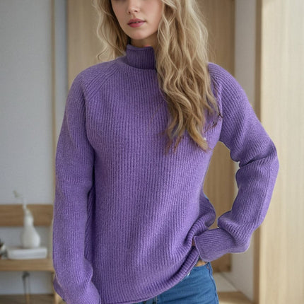 Turtleneck Long Sleeve Sweater