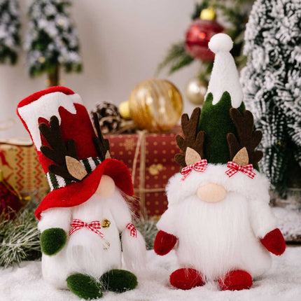 2-Pack Christmas Reindeer Gnomes