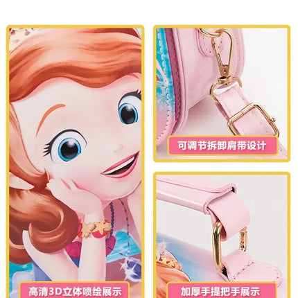 Disney Frozen 2 Elsa Anna Princess Children's Toys Shoulder Bag Girl Sofia Princess Baby Handbag Kid Fashion Shopping Bag Gi