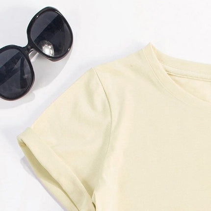 Graphic Round Neck Short Sleeve T-Shirt