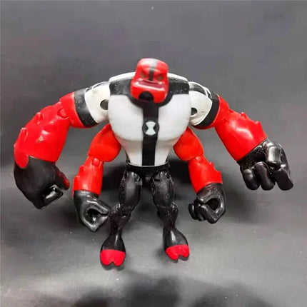 Genuine Ben Tennyson 10 Anime Figure Doll Monster Figure Toys Ben10 Omnitrix Table Ornaments Gifts for Children