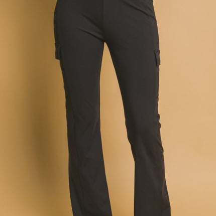 Love Tree Flared Cargo Leggings