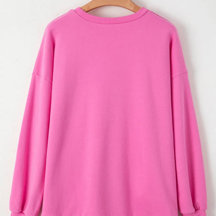 Round Neck Long Sleeve Sweatshirt