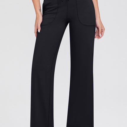 Basic Bae Full Size Drawstring High Waist Pants with Pockets