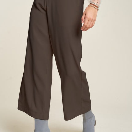 Davi & Dani Wide Leg Mid-Rise Pants