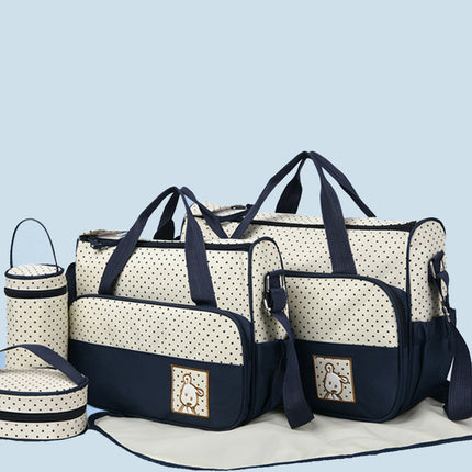 Oxford Cloth Contrast 4 Piece Bag Set