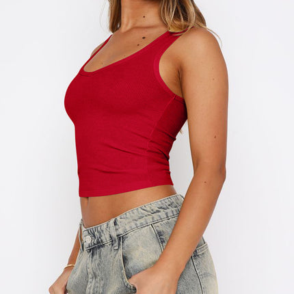 Lovelet Scoop Neck Wide Strap Tank