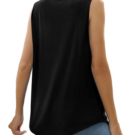 Ruched Square Neck Tank