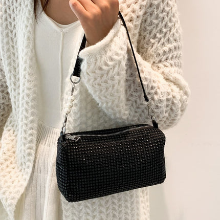 Openwork Crossbody Bag with Removable Strap