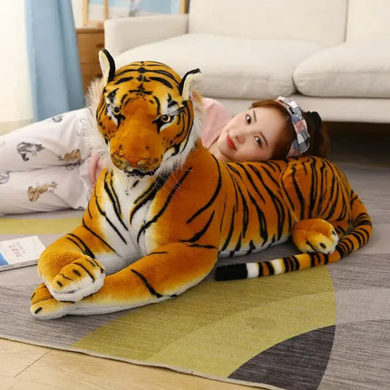 Kawaii Big Tiger Plush Toy Doll Pillow Hug &Cushion Stuffed Animal Gift for Kids Adults Home Decor