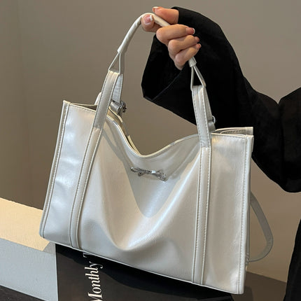 PU Leather Bow Shoulder Bag