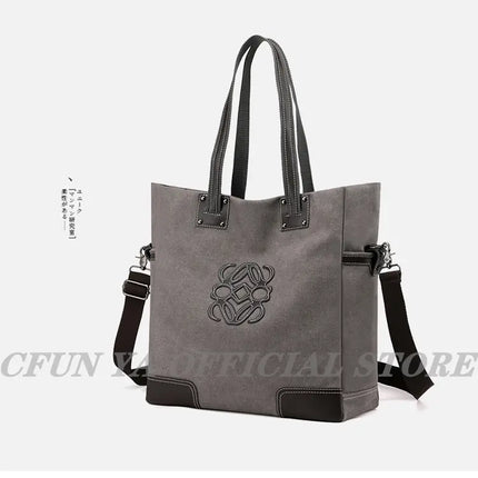 CFUN YA Trend Canvas Tote Bags For Women Female Shoulder Bag Messenger Pack Large Top Handle Bag Handbags Mummy Bolsa Feminina - Vickie Lynn's
