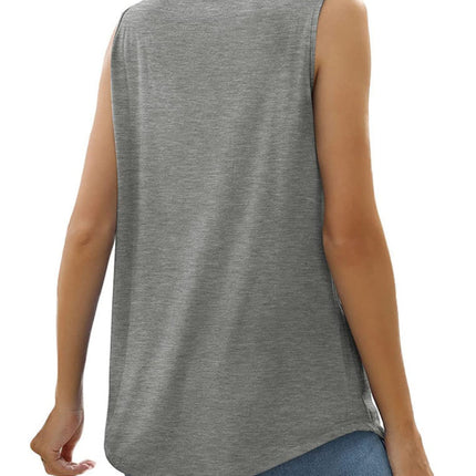 Ruched Square Neck Tank