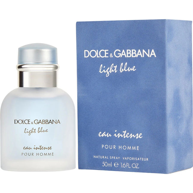 D & G Light Blue Eau Intense Eau De Parfum Spray 0.27 oz Travel Spray