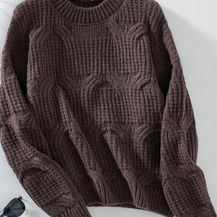 Round Neck Long Sleeve Sweater