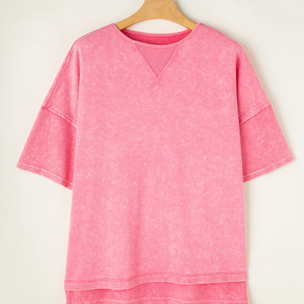 Plus Size Round Neck Half Sleeve T-Shirt