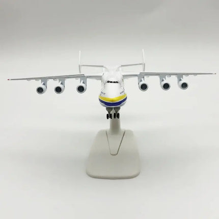 20CM An 225 large transport aircraft model Antonov alloy solid Ukrainian painting aircraft decoration