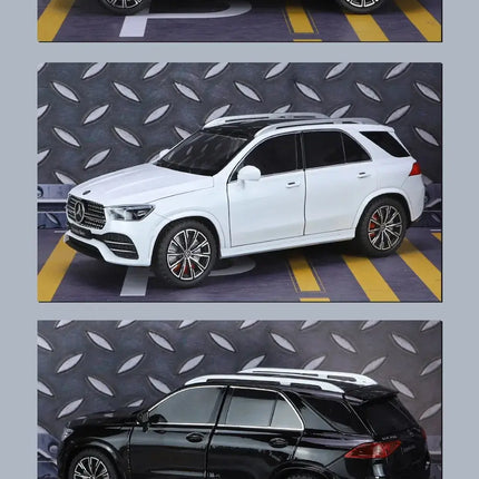 1:24 Benz GLE350 GLE SUV Alloy Car Diecasts & Toy Vehicles Car Model Sound and light Pull back Car Toys For Kids Gifts
