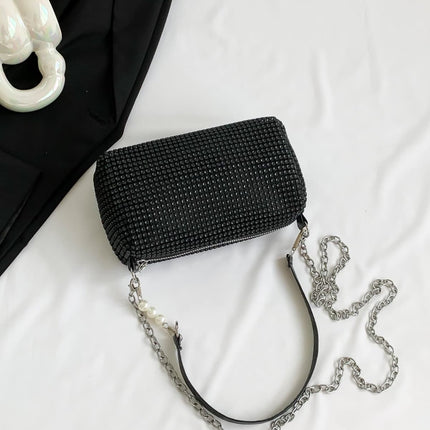 Openwork Crossbody Bag with Removable Strap