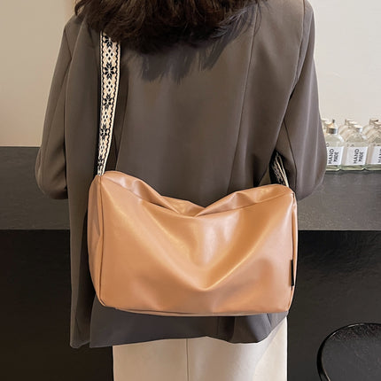 PU Leather Adjustable Strap Crossbody Bag