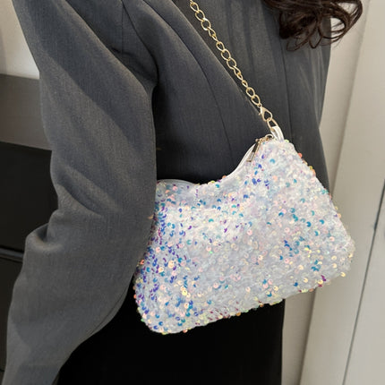 Sequin Removable Strap Shoulder Bag