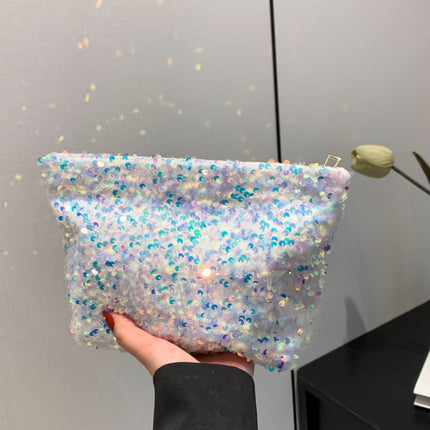 Sequin Clutch with Zipper