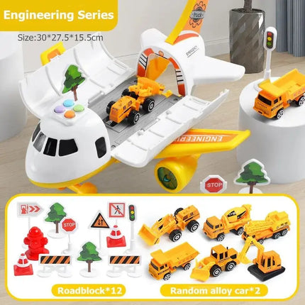 Large Early Education Aircraft Toys Passenger Plane Aircraft Toy DIY Car Toy Aircraft Kids Airplane Toy for Children's Day Gift