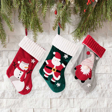 3-Pack Christmas Stocking Ornaments