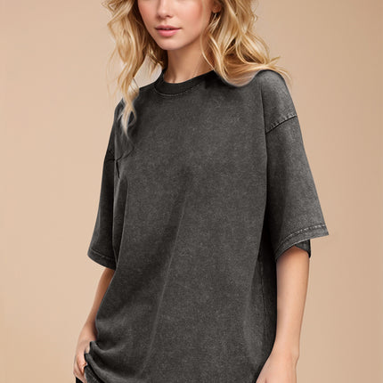 Basic Bae Round Neck Half Sleeve T-Shirt