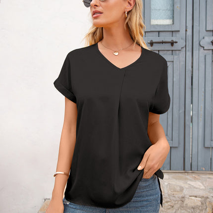 V-Neck Short Sleeve T-Shirt