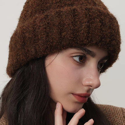 Solid Color Thermal Knit Hat