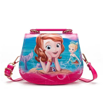 Disney Frozen 2 Elsa Anna Princess Children's Toys Shoulder Bag Girl Sofia Princess Baby Handbag Kid Fashion Shopping Bag Gi