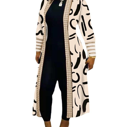 Abrigo Gabardina holgada con costuras de manga larga