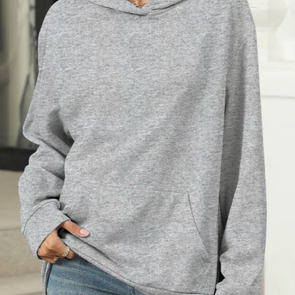 Pocketed Long Sleeve Hoodie