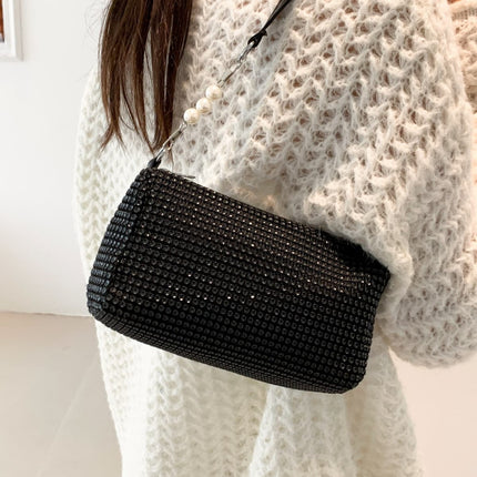 Openwork Crossbody Bag with Removable Strap