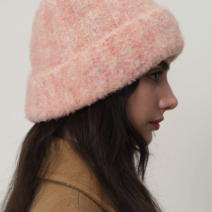 Solid Color Thermal Knit Hat