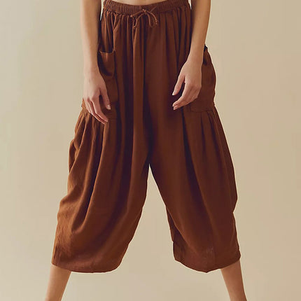 Full Size Wide Leg Pants with Pockets