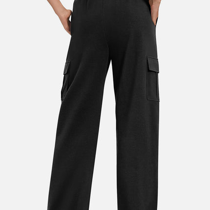 Pocketed High Waist Pants