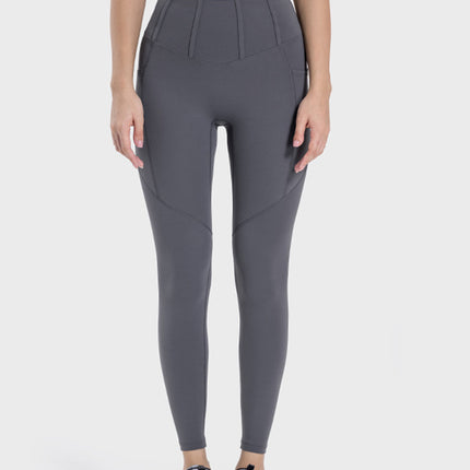 Pocketed High Waist Active Leggings