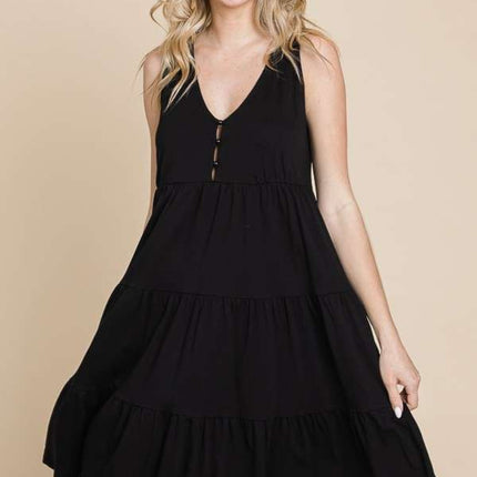 Culture Code Racerback Tiered Tank Dress