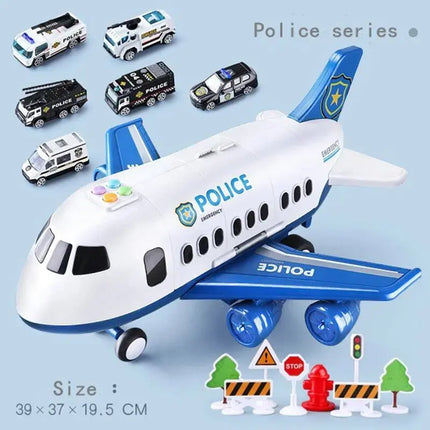 Large Early Education Aircraft Toys Passenger Plane Aircraft Toy DIY Car Toy Aircraft Kids Airplane Toy for Children's Day Gift