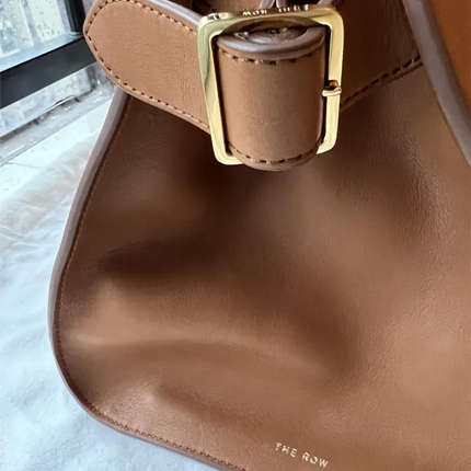 2023 Margaux15 Handbag Cowhide High-Capacity Commuter Bag the Suede Row lcu Soft